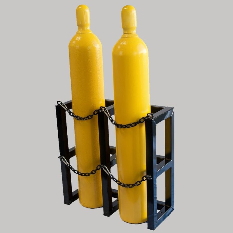 1D2W Gas Cylinder Storage Racks Certified Medical Sales
