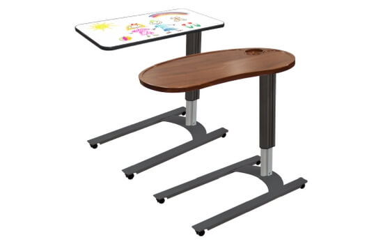 Amico Specialty Top Overbed Tables